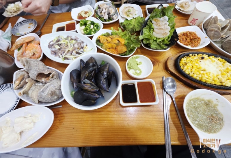 연안부두 60첩보다 해산물 푸짐한 횟집 맘모스회센터1호점 주차 모듬회 3인 ....