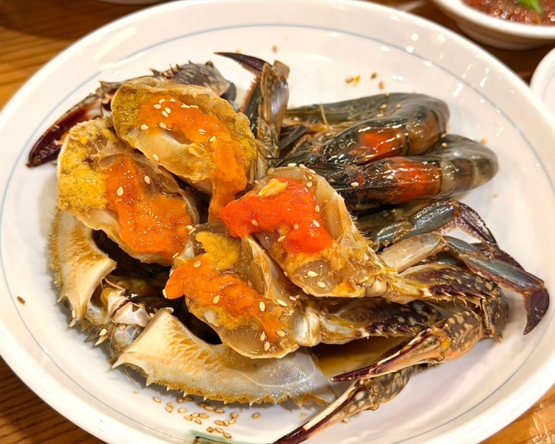여수 간장게장 맛집 꽃돌게장1번가 캐치테이블 웨이팅 돌게장 무한리필 택배 후기