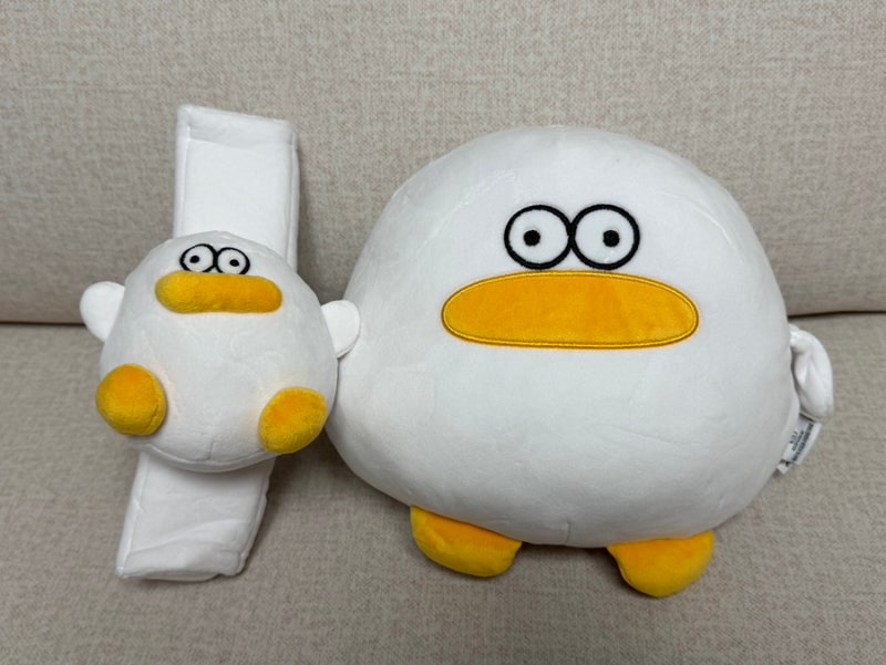 오둥이 차량용 목베개 벨트커버 세트, 와이프를 위한 차꾸미기