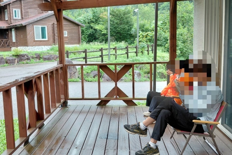 계곡이 아름다운 용대자연휴양림 숲속의 집
