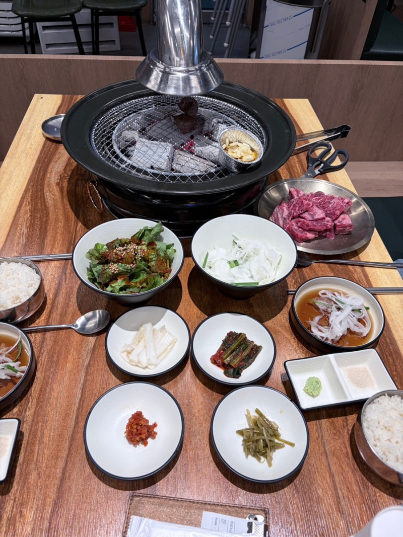 관양동 맛집, 큐브 눈꽃살이 맛있는 담가화로구이 관양점
