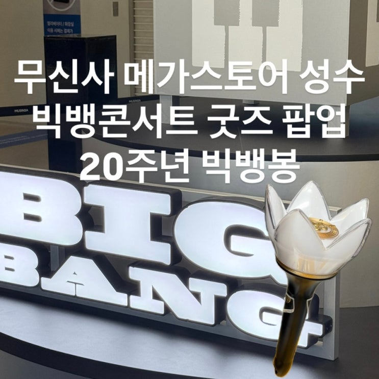 <b>빅뱅콘서트</b> 굿즈 팝업 MD리스트 / 무신사 메가스토어 성수 사전예약 ....