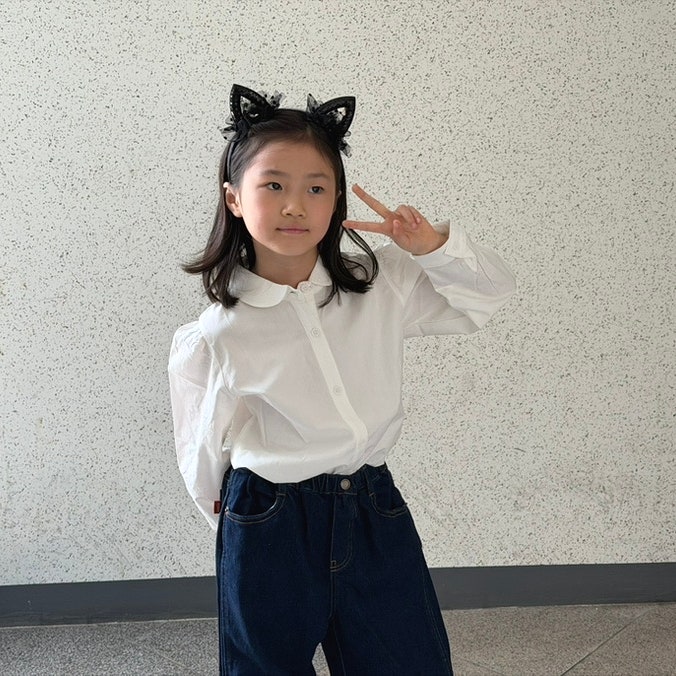 여아옷 코디 고민 끝! 유아옷 브랜드 오즈키즈 블라우스 청바지