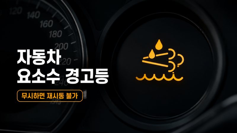 이거 무시하면 재시동 불가! 자동차 요소수 경고등 켜졌다면? 시동 안 걸리는 이유와 보충 방....