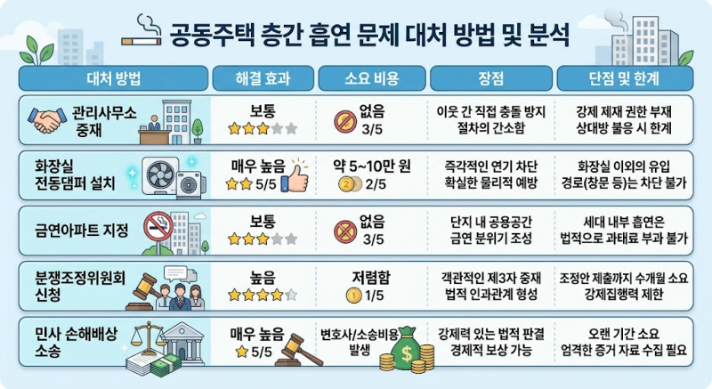 [아파트 실내흡연 대처법] 층간담배연기 완벽 차단 및 해결을 위한 단계별 가이드
