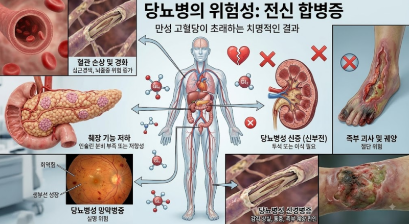 당뇨병에 좋은 음식 vs 위험한 음식 총정리! 혈당 낮추는 올바른 식습관 가이드