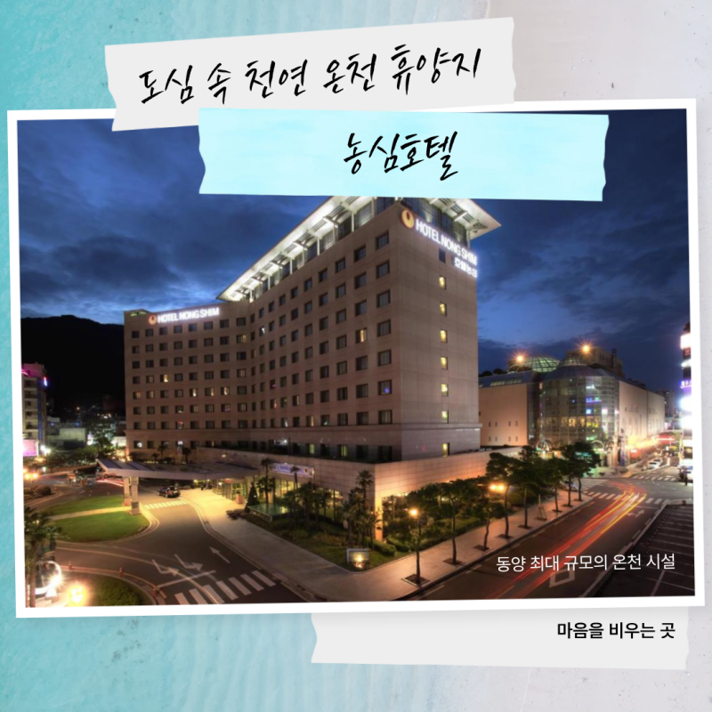 [부산 여행] 도심 속 천연 온천 휴양지! 부산 농심호텔 완벽 가이드 (객실 타입·가격·조식·....