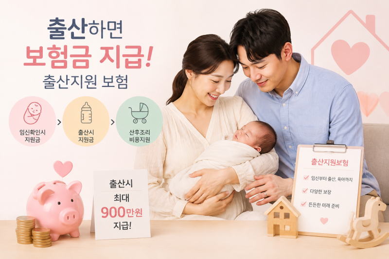 보험회사가 출산하면 900만원을 준다고? 이유를 따져봤습니다