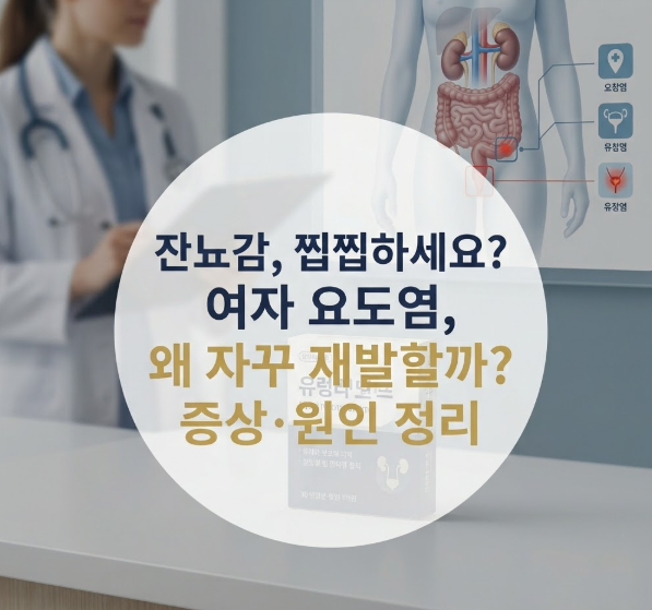 화장실 다녀와도 찝찝한 잔뇨감… 여자 요도염 증상 원인과 재발 방지법