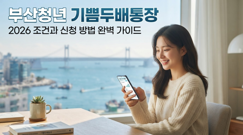 2026 부산청년 기쁨두배통장 자격 조건 신청 방법 중복 총정리