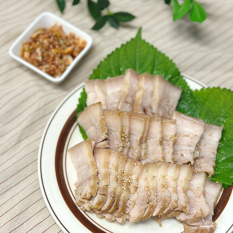 돼지고기 보쌈 삶는 법 시간 수육 만들기 부위