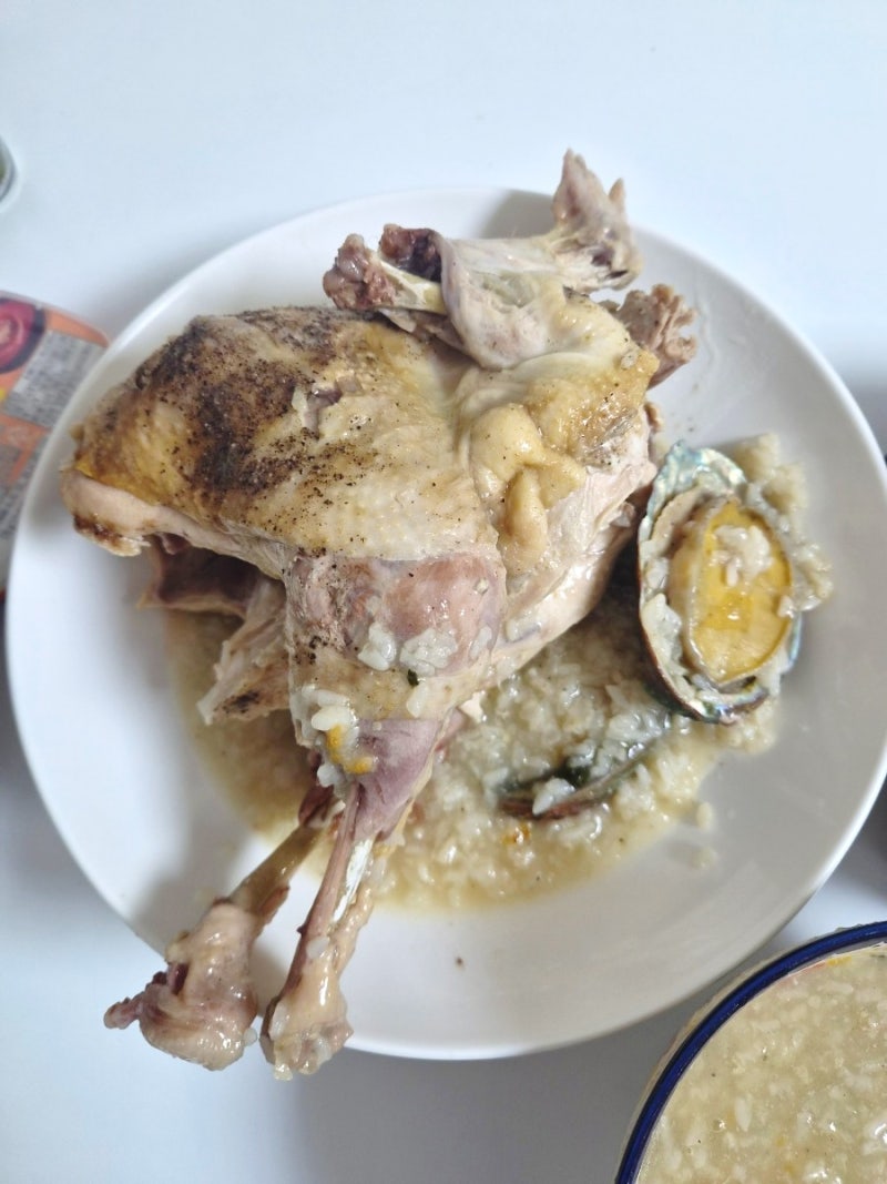 조광푸드 토종닭 말복 여름보양식 압력솥 닭백숙 만드는법