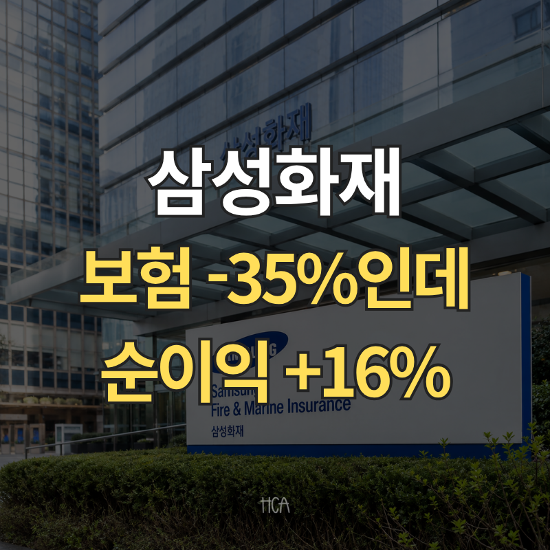 삼성화재 2026년 2분기 실적 매출 5.8% 줄었는데 순이익 15.7% 증가, 돈 번 곳은 따로 있었다