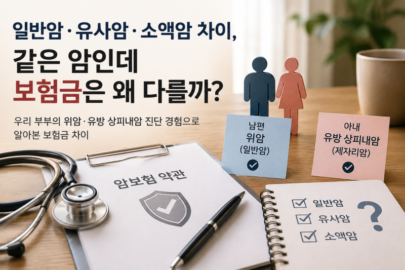 일반암·유사암·소액암 차이, 같은 암인데 보험금은 왜 다를까?