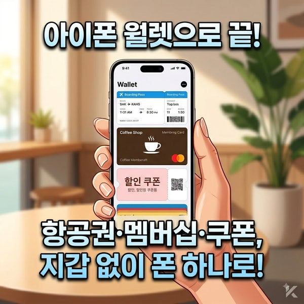 애플 월렛, 항공권·멤버십·쿠폰 저장하는 법 완벽 가이드