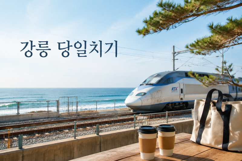KTX 강릉 당일치기, 차 없이도 충분할까?｜뚜벅이 하루 코스
