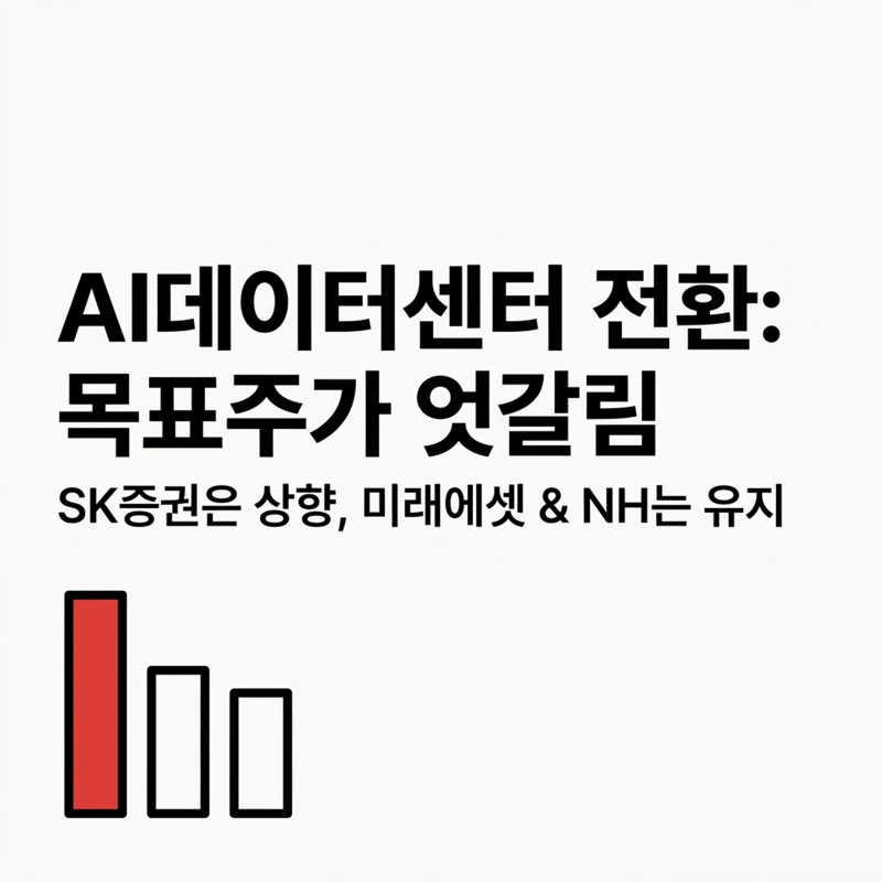 [뉴스] SK텔레콤 AI DC 전환 —목표가는 갈렸다