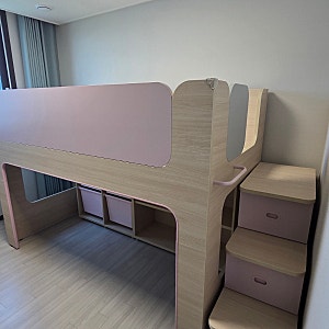아산 한샘 벙커침대 이전 설치｜2단에서 1단으로 완벽한 구조변경