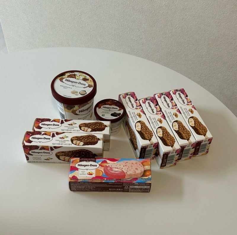 GS25 8월 행사 • 하겐다즈 50% 할인! 맛있어서 9개 더 산 후기