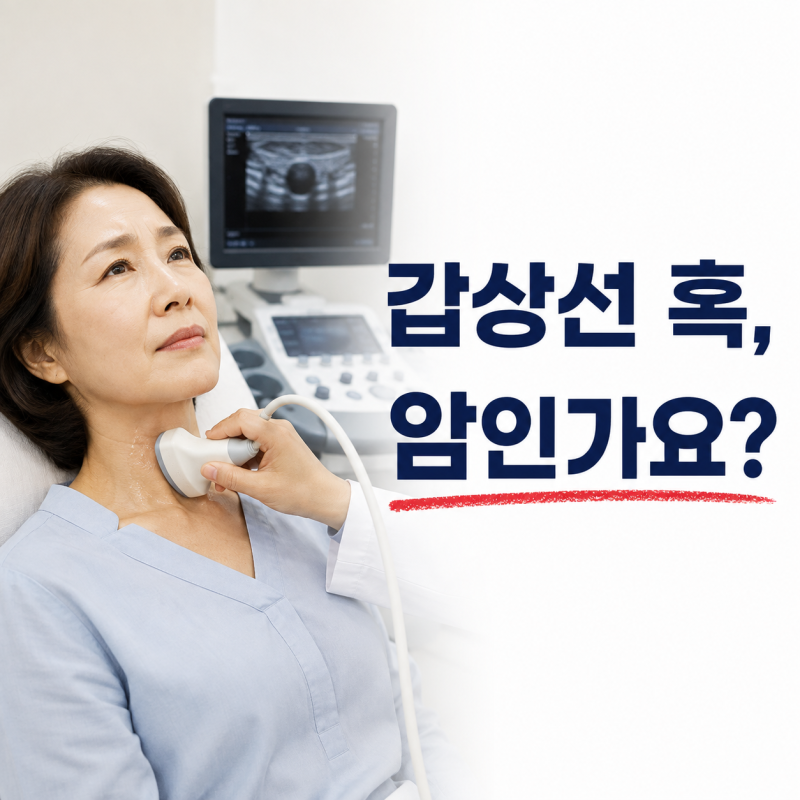 갑상선에 혹이 생겼다고요?50명 중 1명이 암인 이유