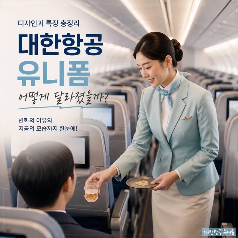 대한항공유니폼은 어떻게 달라졌을까? 디자인과 특징 총정리