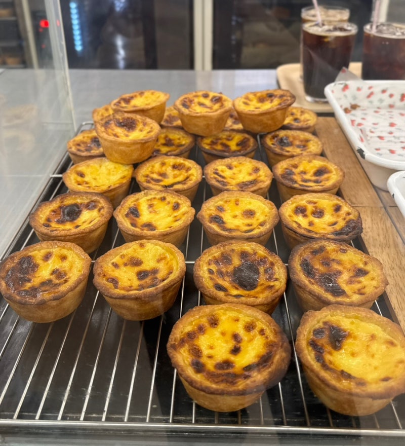 부산 빵지순례 은쏨, 해운대 에그타르트 맛집 또간집(에그타르트, 바닐라슈, 복숭아산도 맛....