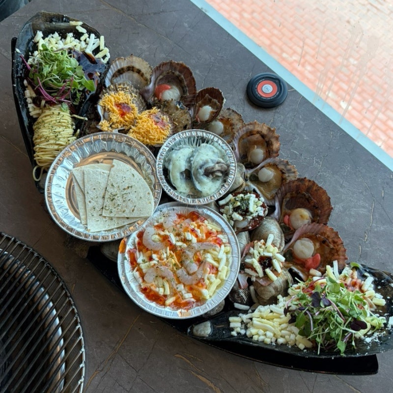 인천 조개구이 맛집 청춘조개 을왕리본점｜바다뷰 무한리필 을왕리 맛집