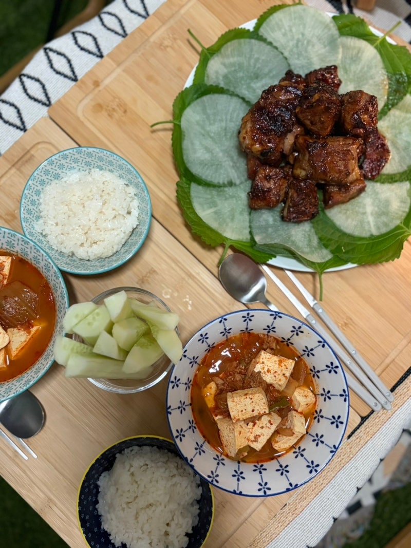 백종원 참치김치찌개 초간단 레시피｜재료 넣고 끓이기만 하면 끝! 마늘양념 생갈비와 함께 ....