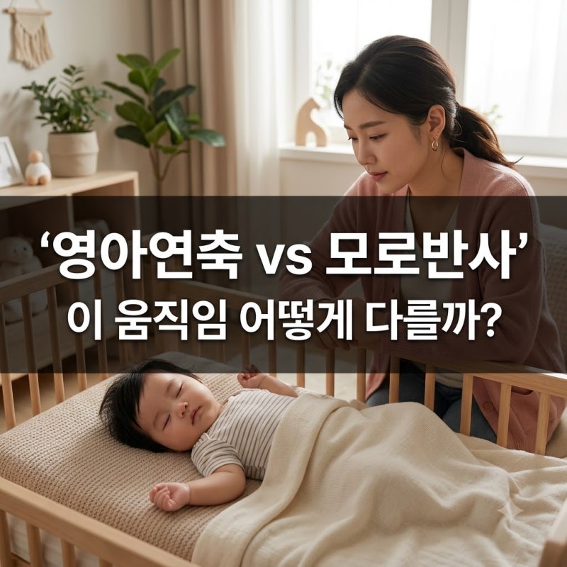영아연축 모로반사 차이는 이랬어요 | 신생아모로반사 영아연축 증상은 조금 달라요
