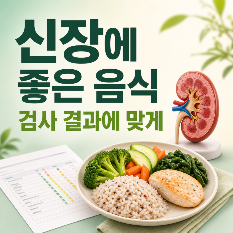 신장에 좋은 음식은 따로 있을까? eGFR이 낮거나 단백뇨가 있을 때 음식 선택 기준