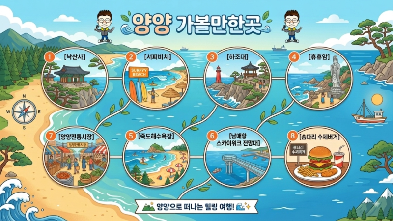 강원도 여행지 추천 양양 가볼만한곳 국내 여행지 베스트