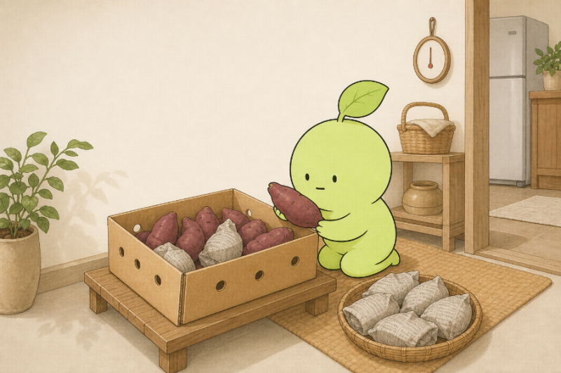 고구마는 집에서 어떻게 보관해야 할까?고구마 보관법
