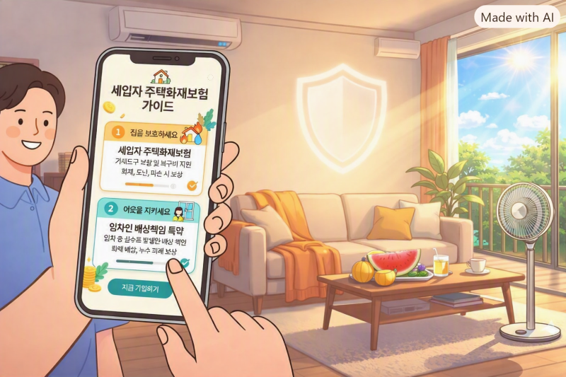 세입자도 주택화재보험 꼭 들어야 할까? 월세·전세 임차인을 위한 필수 절세·보호 꿀팁