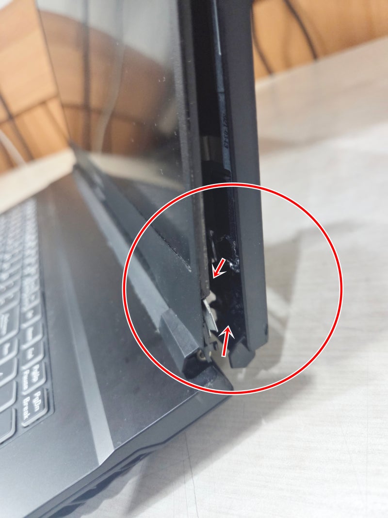 노트북 케이스 안닫힘 안열림 교체만 하면 끝? 분당 기가바이트 G7 힌지 파손 수리, 진짜 문제....
