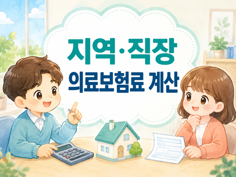 지역·직장 의료보험료는 어떻게 계산할까? 건강보험료 계산 방법