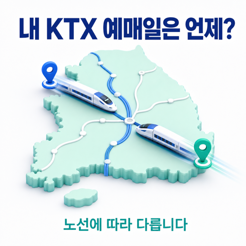 2026 추석 KTX 노선별 예매 날짜, 경부선·호남선·수서 출도착 언제?