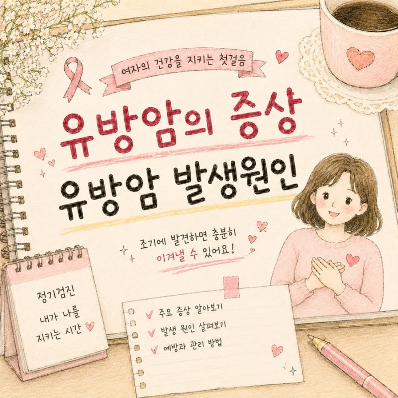 유방암의증상 유방암초기증상 내가 유방암 걸리기 전 있었던 증상들