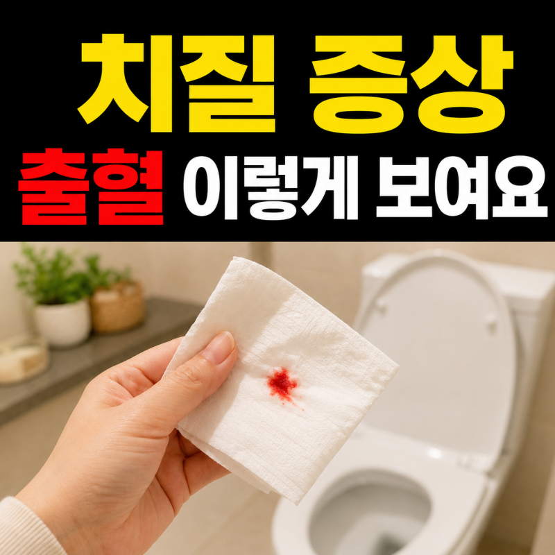 “휴지에 빨간 피가 묻었다면? 치질 증상 출혈은 이렇게 보여요”