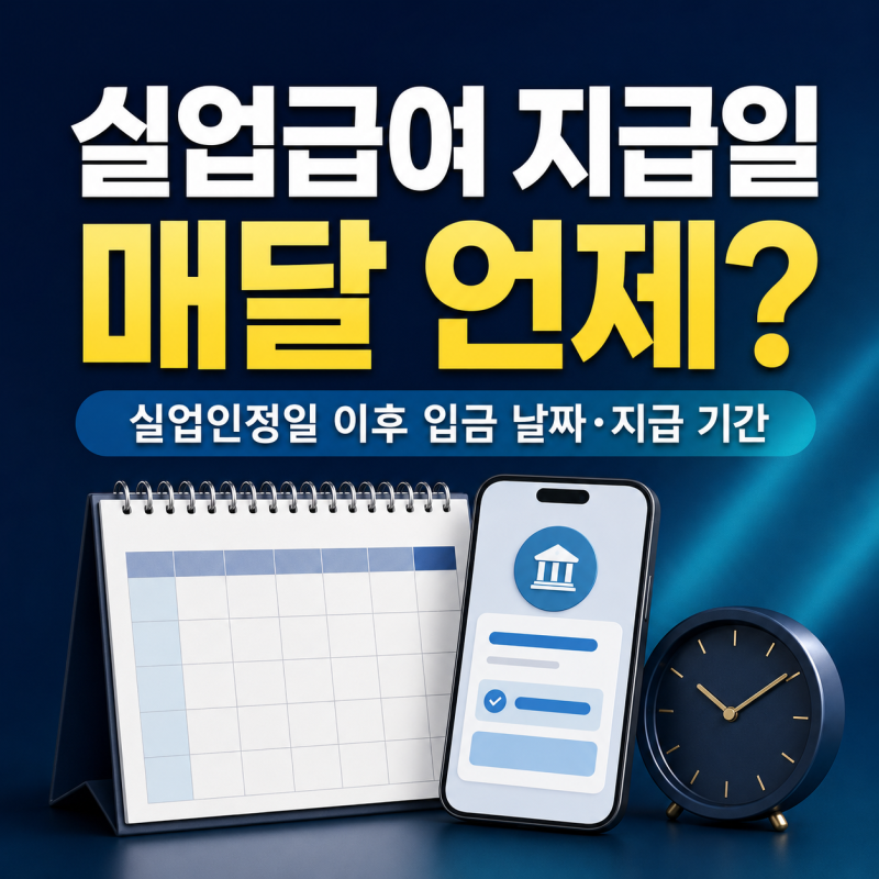 실업급여 지급일 매달 언제? 실업인정일 이후 입금 날짜·지급 기간 총정리