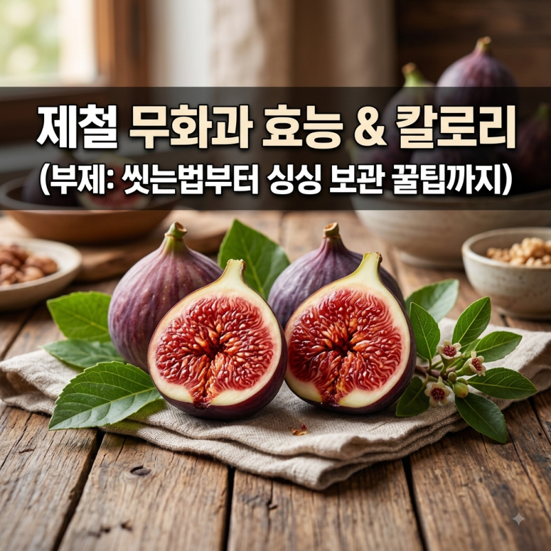 무화과 효능 6가지와 칼로리, 오래 보관하는 법 및 부작용 총정리