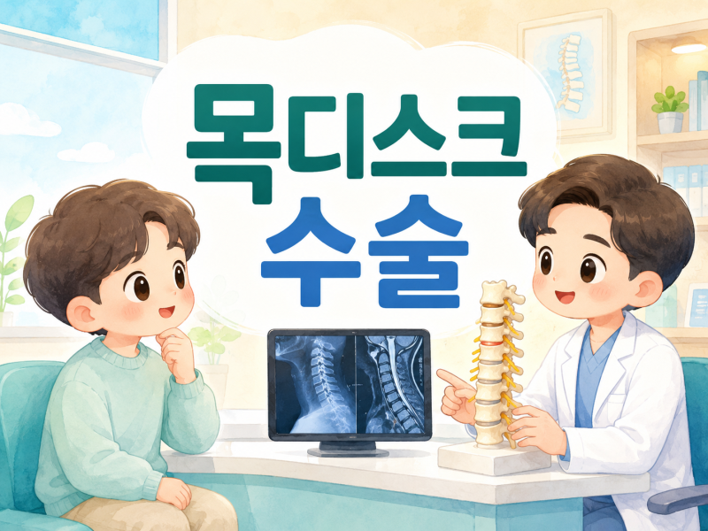 목디스크 수술, 어떤 증상이 나타나면 받아야 할까?