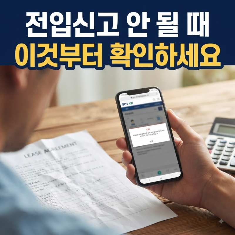 이사 후 전입신고가 안 될 때 직접 해결하는 법｜정부24 오류부터 주민센터 처리까지 총정리