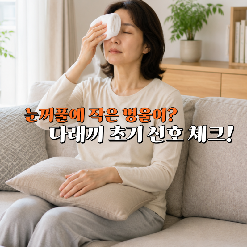 다래끼 초기증상은? 다래끼 약과 전염 여부 알아보기