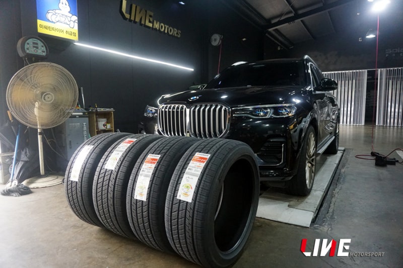 BMW X7 22인치 타이어교체 한국타이어 벤투스 S1 EVO Z AS X