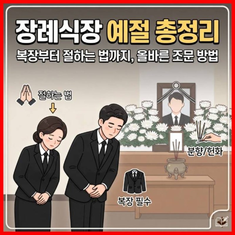장례식장 예절 총정리: 복장부터 절하는 법까지, 올바른 조문 방법