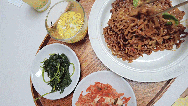 오뚜기 진짬뽕 + 짜슐랭 = 진짬슐랭 레시피