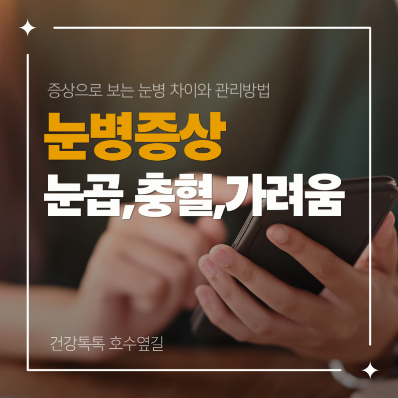 눈병 증상 어떻게 나타날까? 눈곱·충혈·가려움으로 보는 차이와 병원 가야 할 때