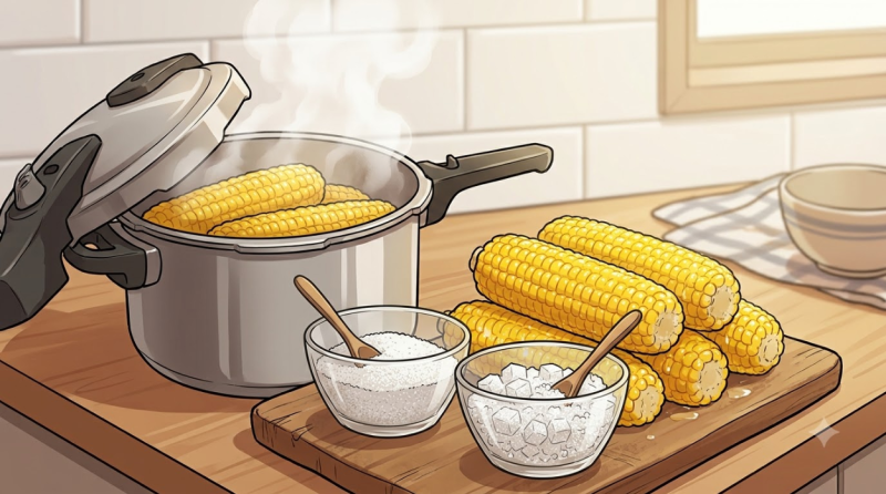 옥수수 맛있게 삶는 법 황금비율 압력솥 시간