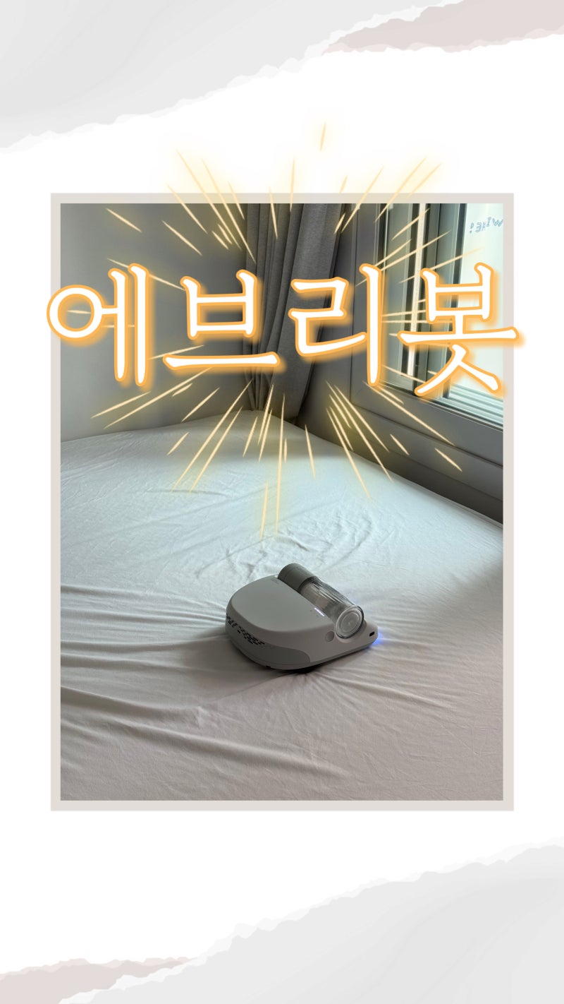 [에브리봇 X1 우리집 매트리스 청소 침구 로봇청소기