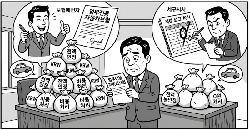 임직원 전용보험 안 들면 차량비가 0원 처리돼요 (2026년부터 개인사업자도)